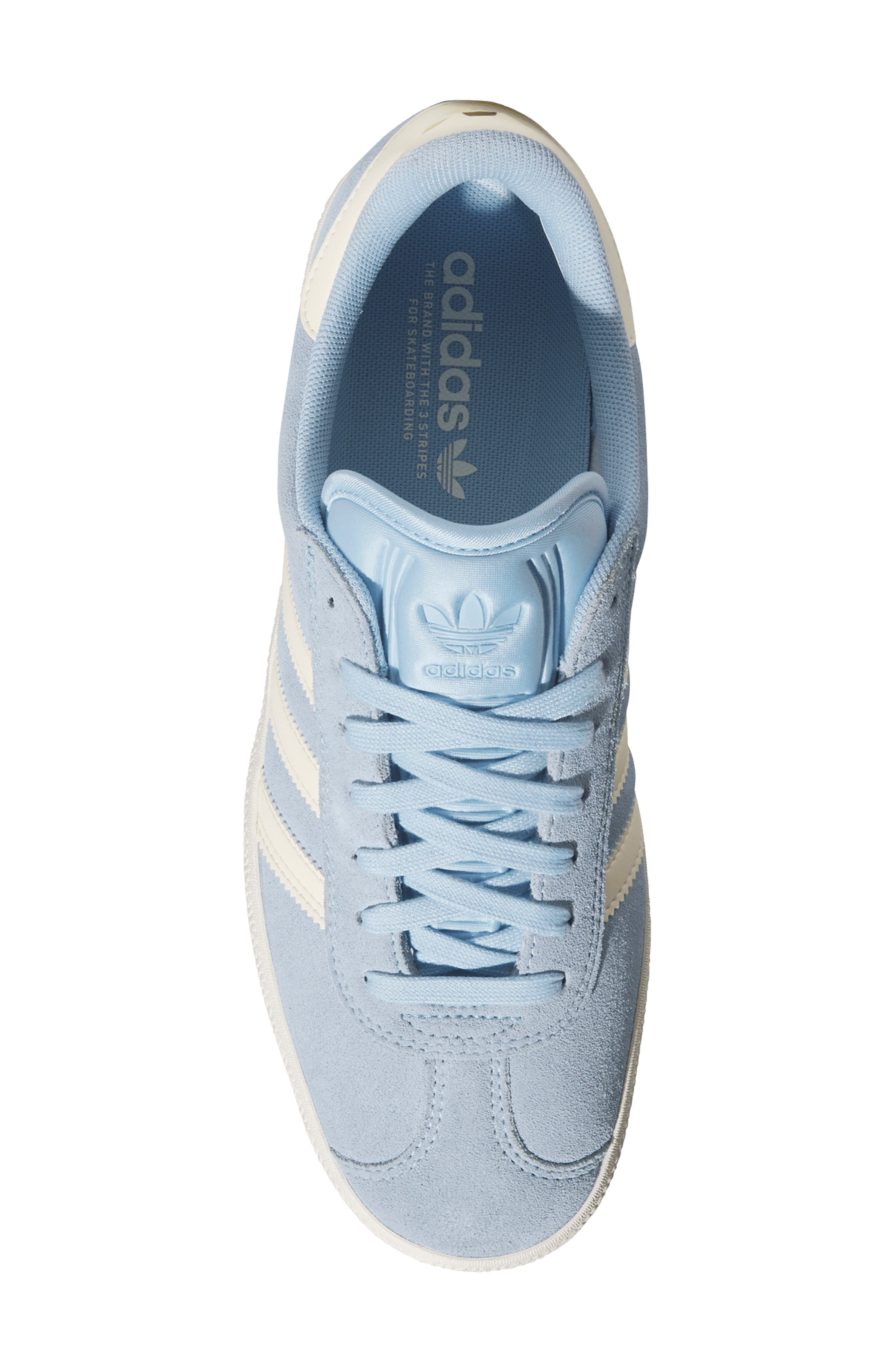 adidas Gazelle Sneaker, Alternate, color, Clesky/Cre