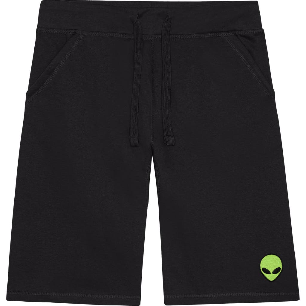 Dalix Mens Alien Midweight Fleece Short In Black