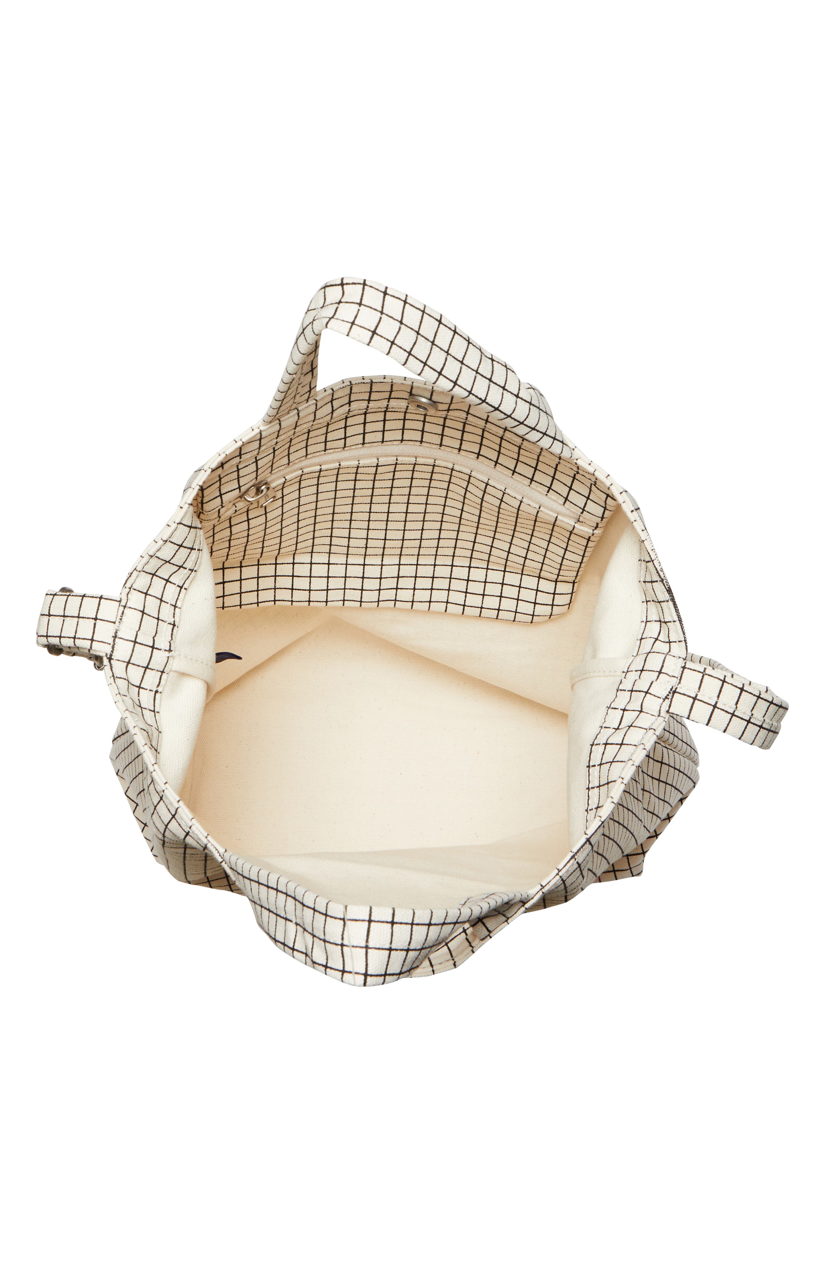 Duck Bag Canvas Tote, Alternate, color, NATURAL GRID