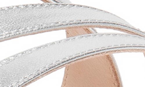 Nerogiardini Slingback Kitten Heel Sandal In Silver