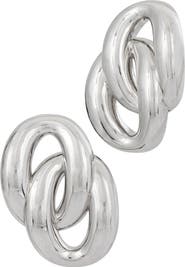 SAVVY CIE JEWELS Bold Fashion Link Drop Earrings