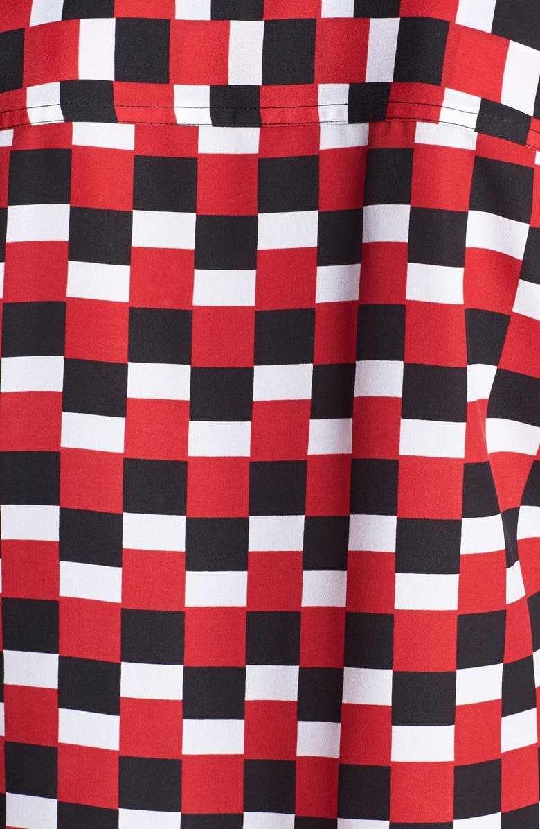 MICHAEL Michael Kors Check Print Safari Shirt, Alternate, color, 