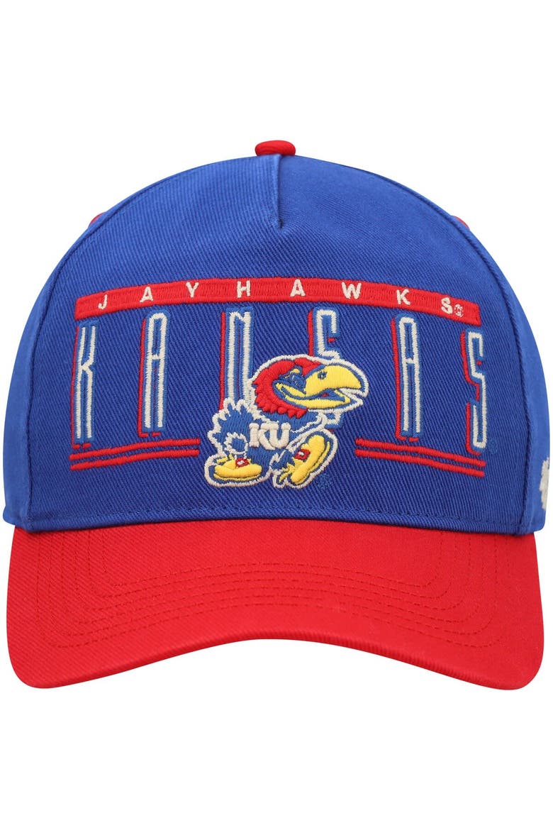 Men's '47 Royal Kansas Jayhawks Double Header Hitch Adjustable Hat, Alternate, color, Royal