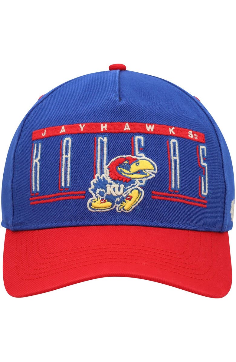 '47 Men's '47 Royal Kansas Jayhawks Double Header Hitch Adjustable Hat, Alternate, color, Royal