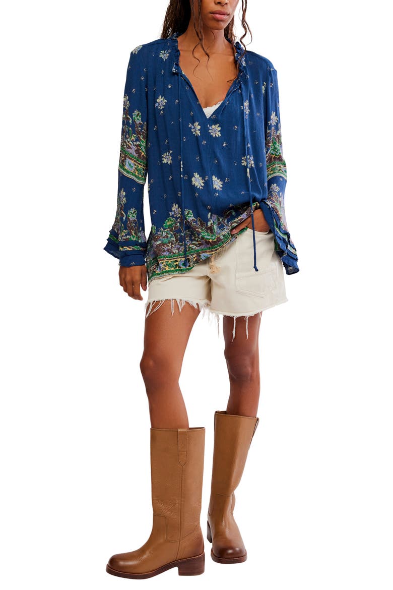 Bridgette Tunic, Alternate, color, DEEP INDIGO COMBO