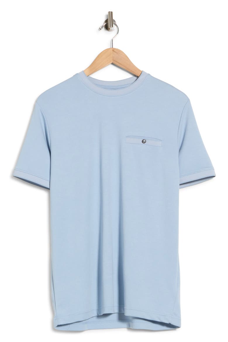 Dressy Crewneck T-Shirt, Main, color, LIGHT BLUE