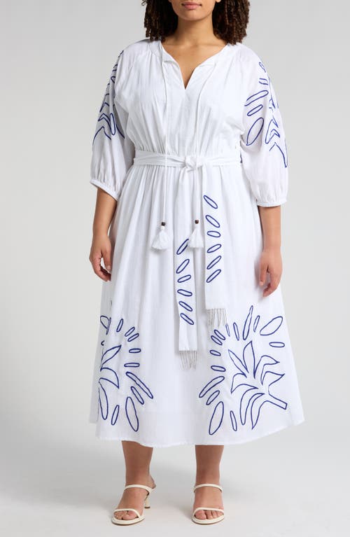 CIEBON CIEBON ELIZA EMBROIDERED A-LINE DRESS 