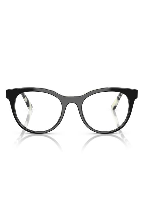 DOLCE & GABBANA DOLCE&GABBANA 52MM ROUND OPTICAL GLASSES