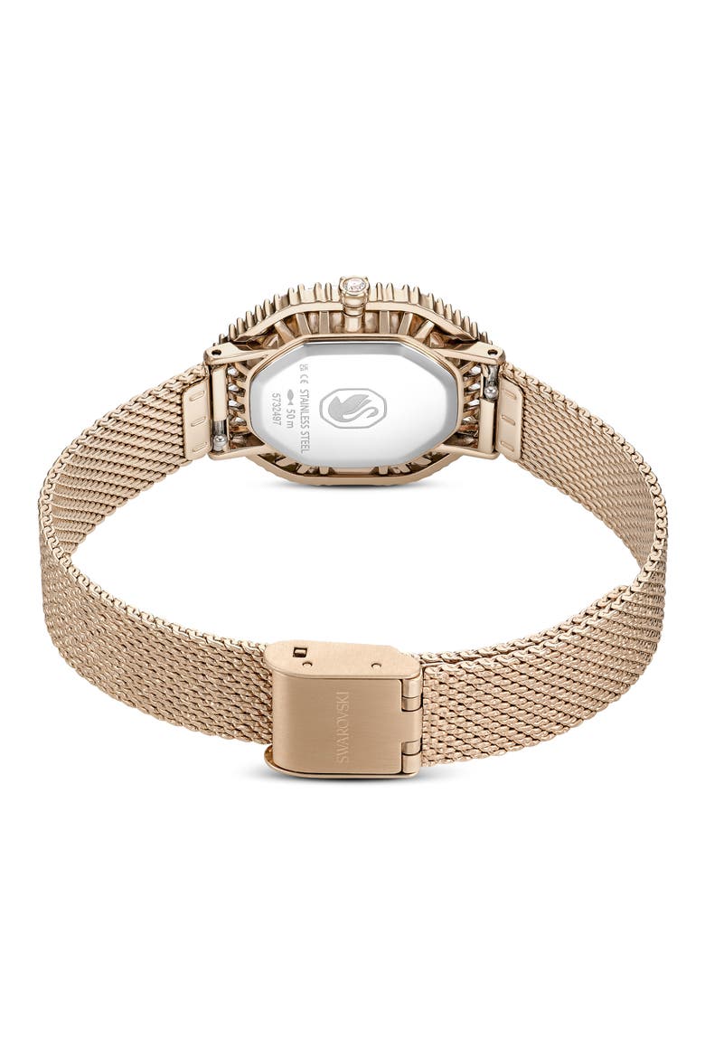 Matrix Octagon Mesh Strap Watch, 30mm x 25mm, Alternate, color, GOLD