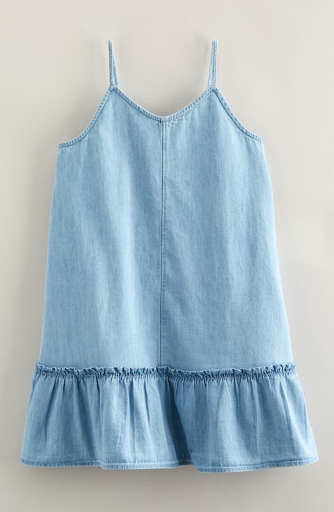 Kids' Chambray Swing Dress (Big Kid)