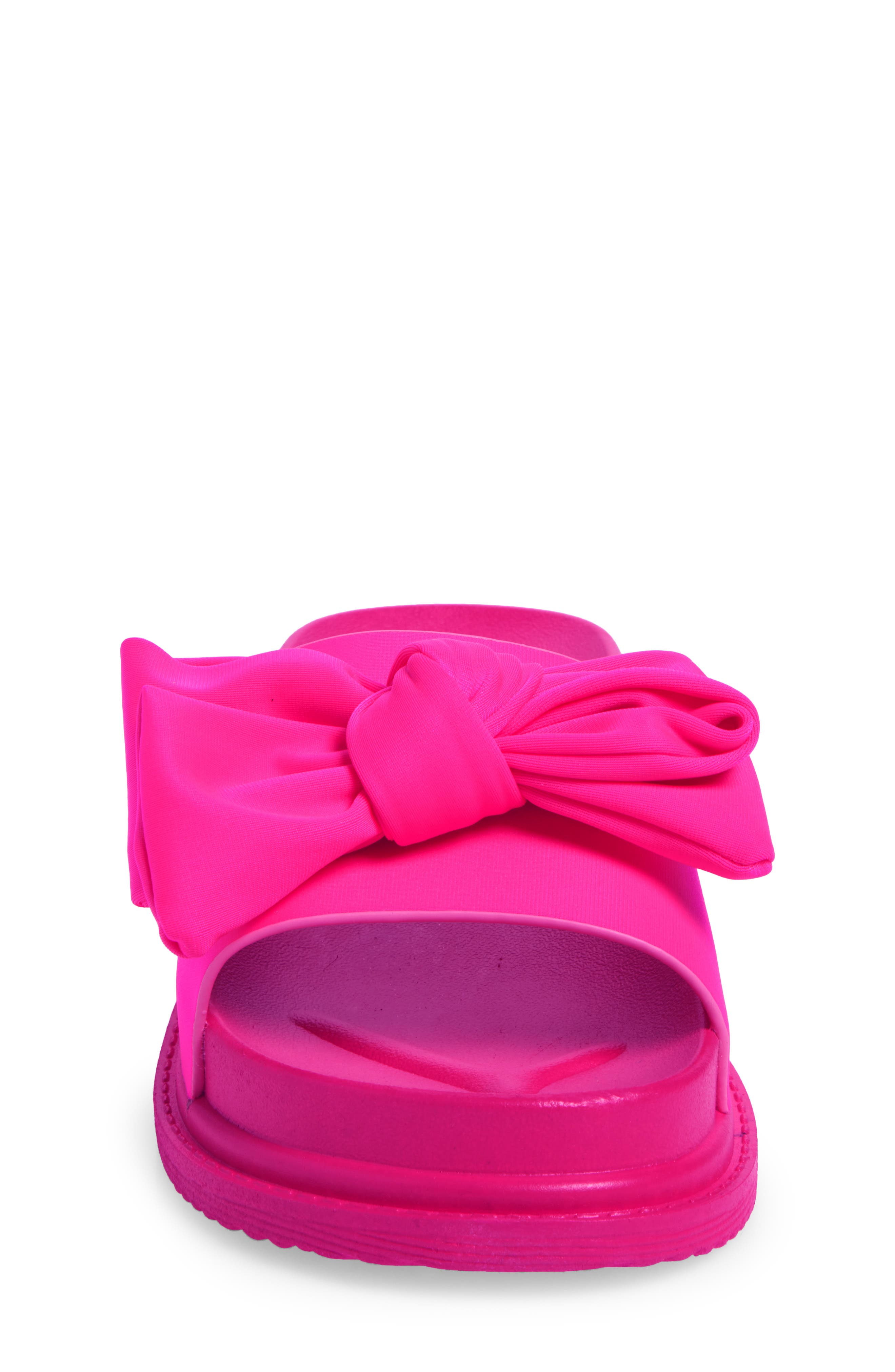 OLIVIA MILLER Kids' Bow Slide Sandal, Alternate, color, 