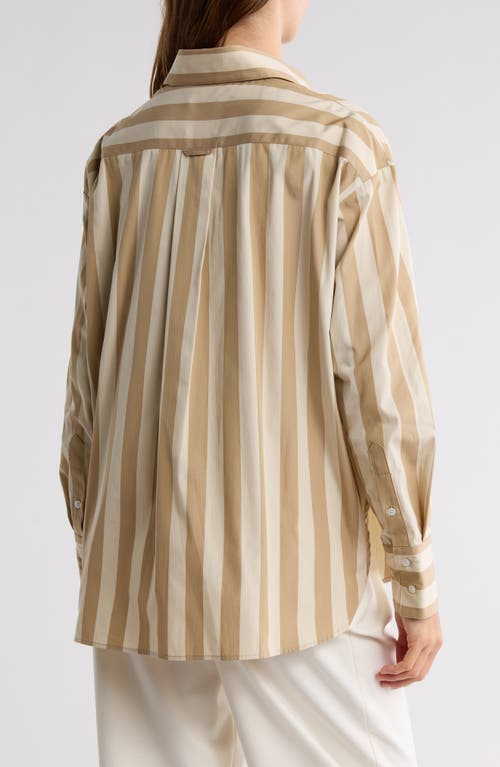 Twp Big Joe Button Front Shirt In Neutral