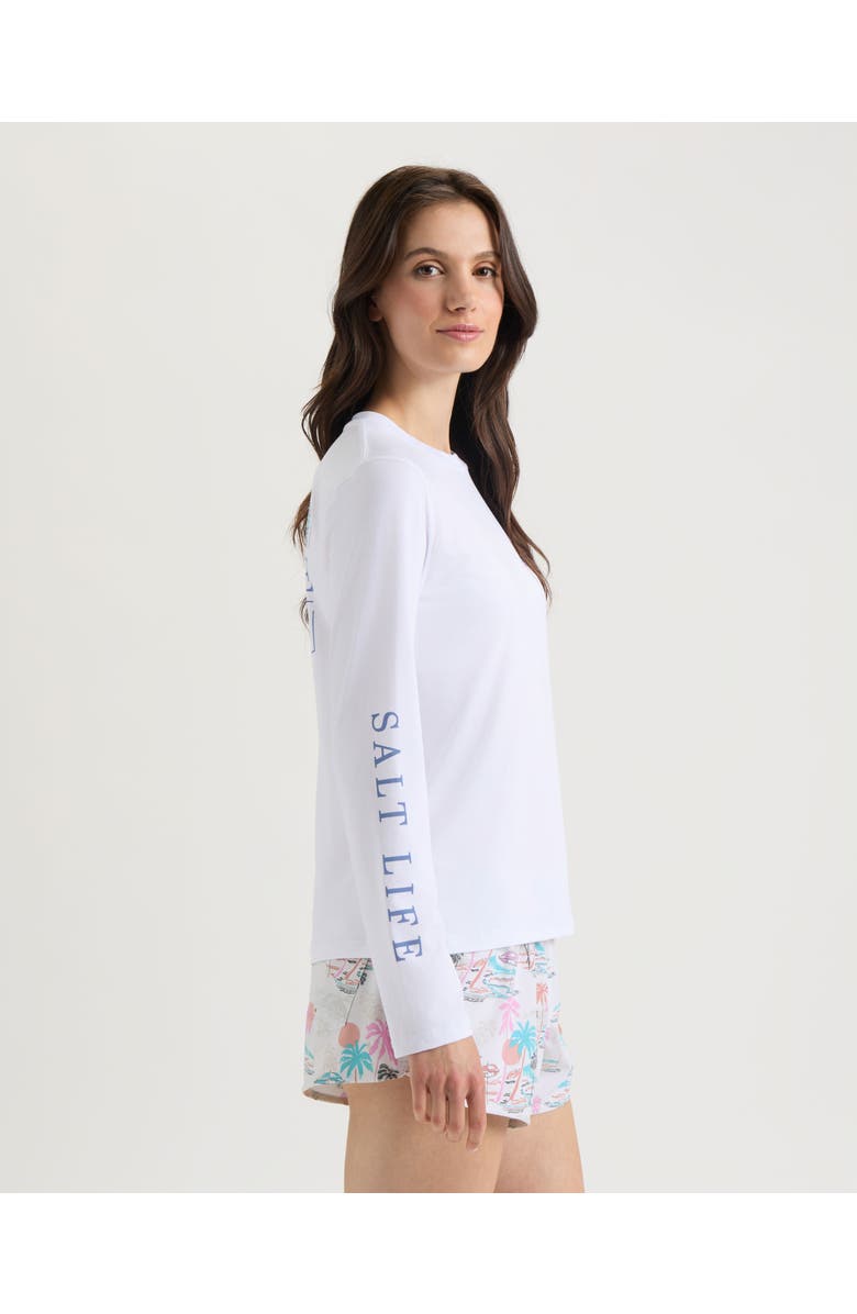 Salt Life Lavish Livin SLX Performance Long Sleeve Tee, Alternate, color, White
