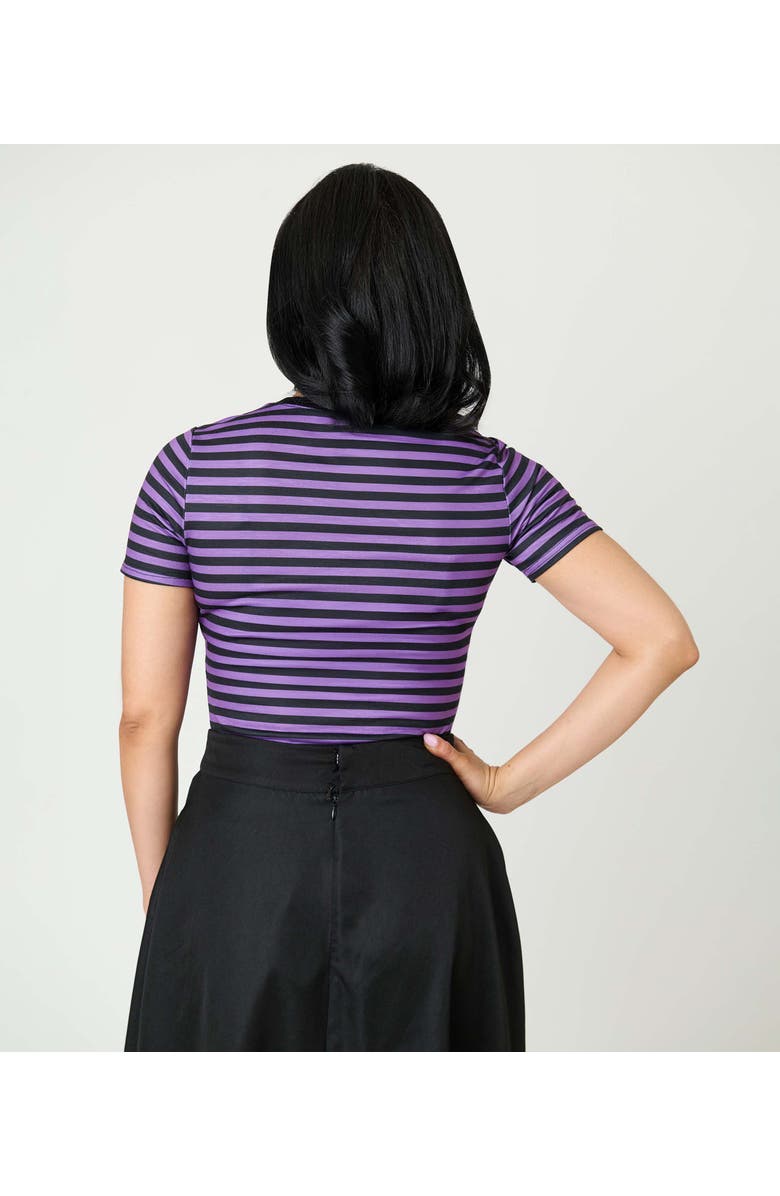 Unique Vintage Back To Basics Top, Alternate, color, Purple