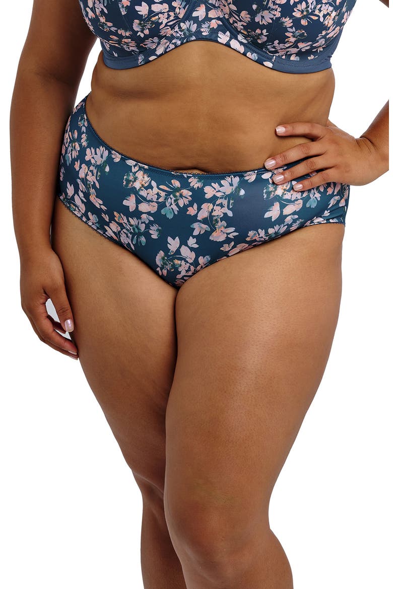 Kayla Briefs, Main, color, TEAL BLOSSOM