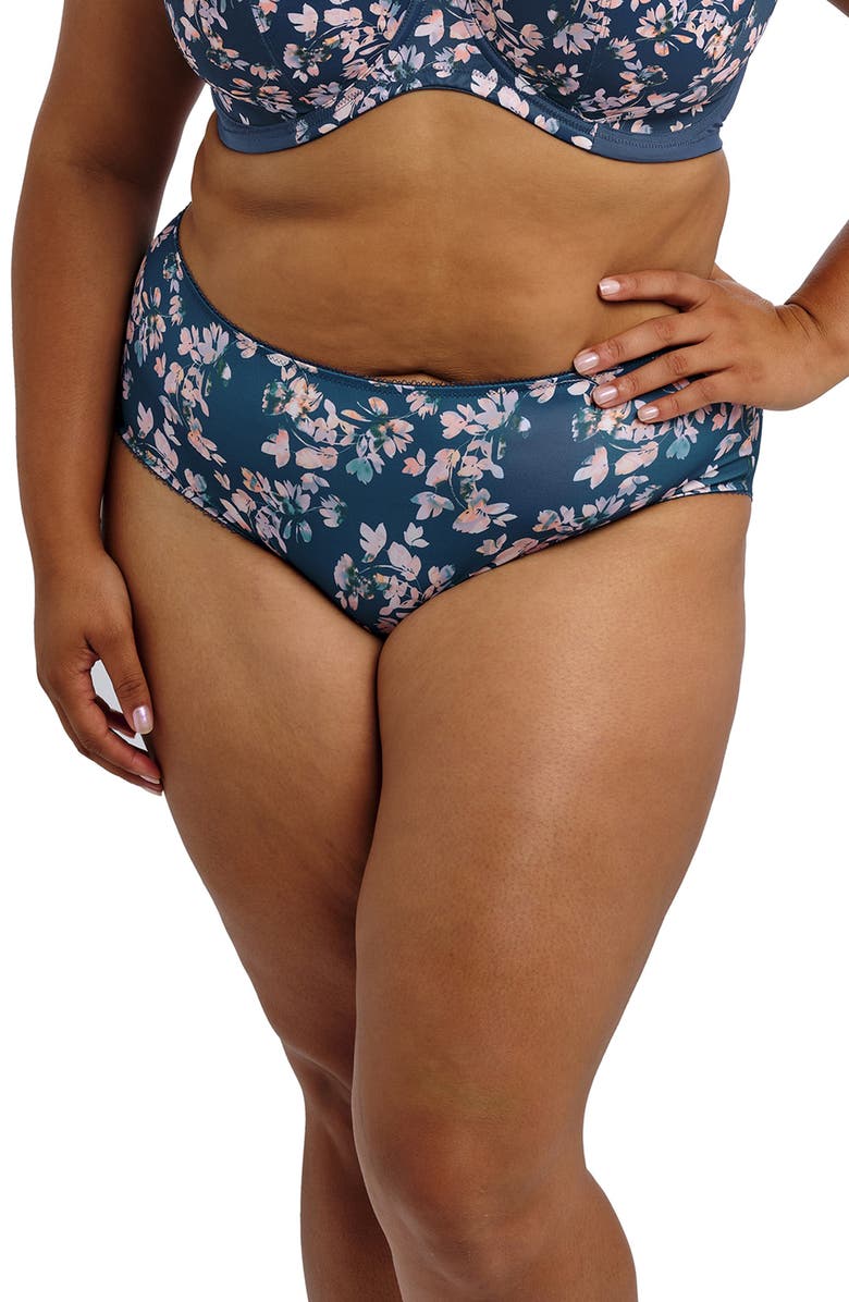 Goddess Kayla Briefs, Main, color, Teal Blossom