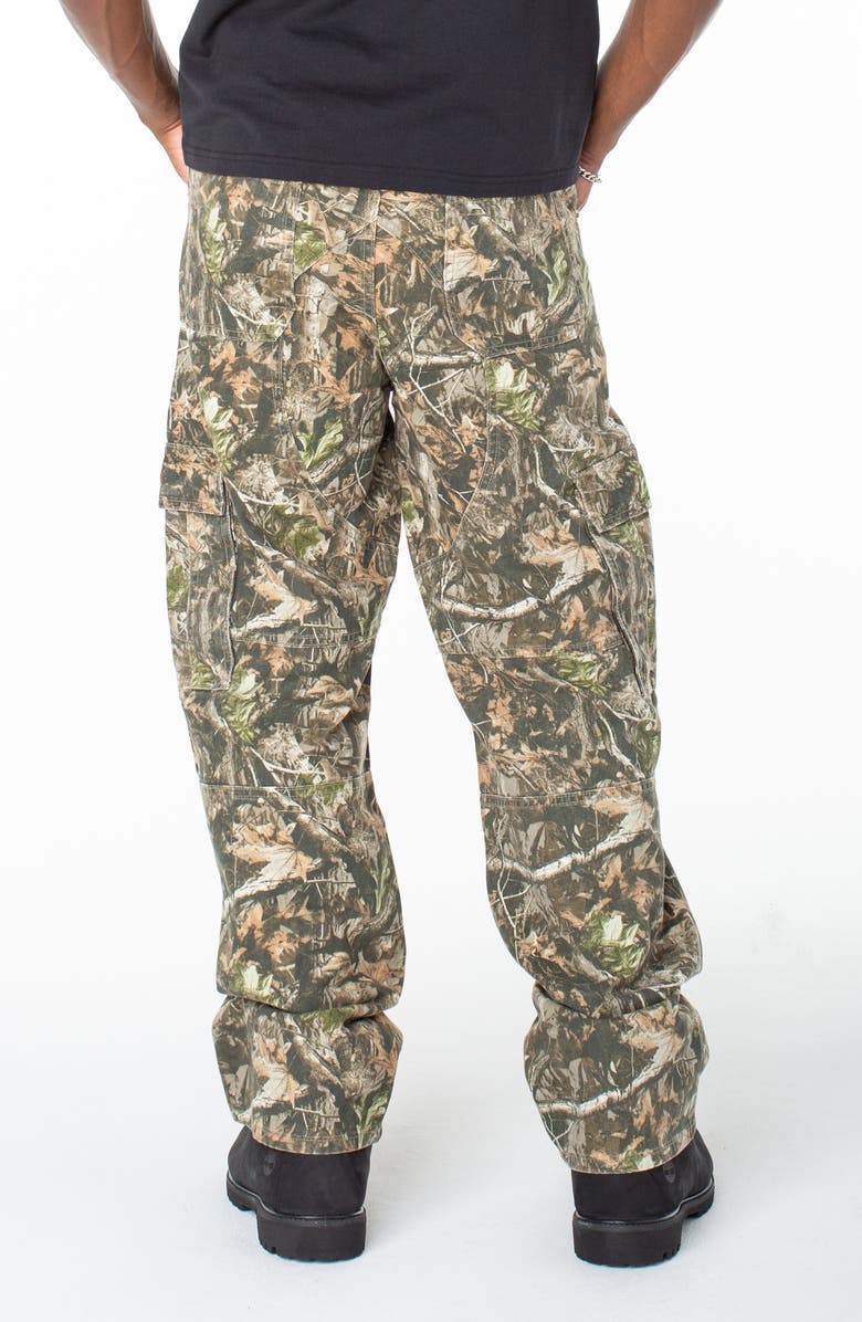 Von Dutch Baggy Straight Double Cargo Hunter Pant, Alternate, color, In The Woods