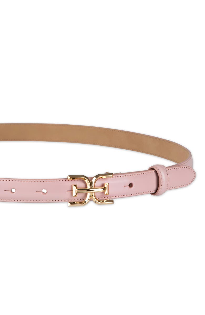 Sam Edelman Feather Edge Patent Leather Belt, Alternate, color, Pink