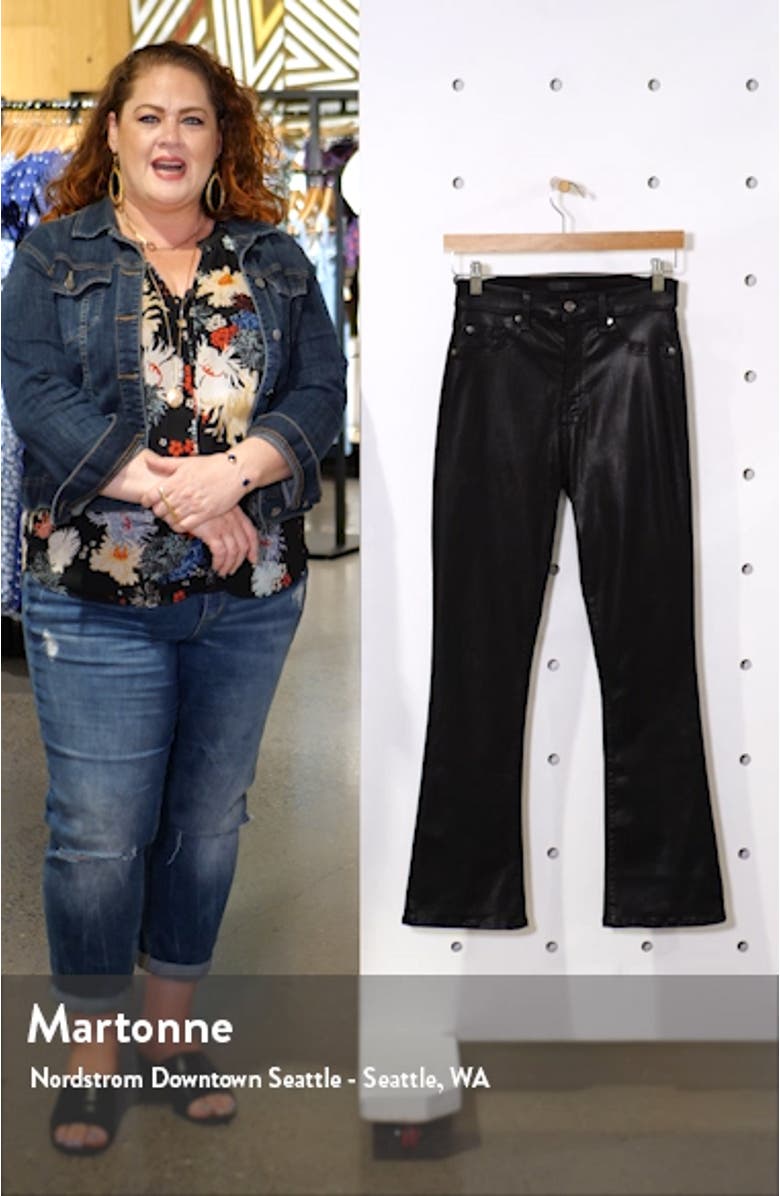 <sup>®</sup> Slim High Waist Ankle Kick Jeans, sales video thumbnail