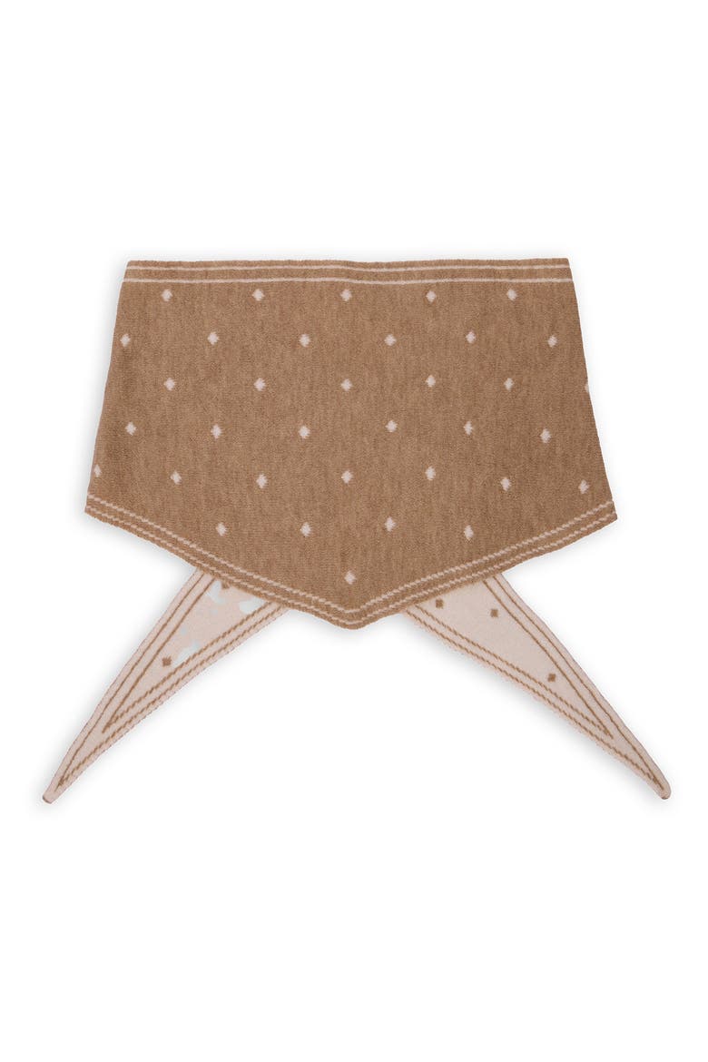 Triangle Scarf, Alternate, color, BEIGE