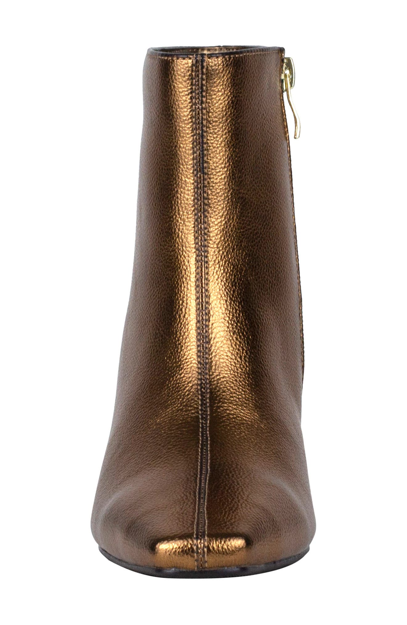 NINETY UNION Napoli Fluted Block Heel Boot, Alternate, color, Bronze