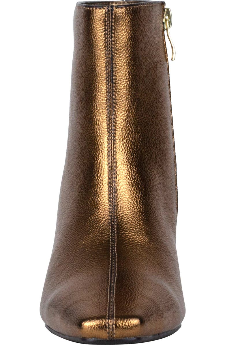 NINETY UNION Napoli Fluted Block Heel Boot, Alternate, color, Bronze