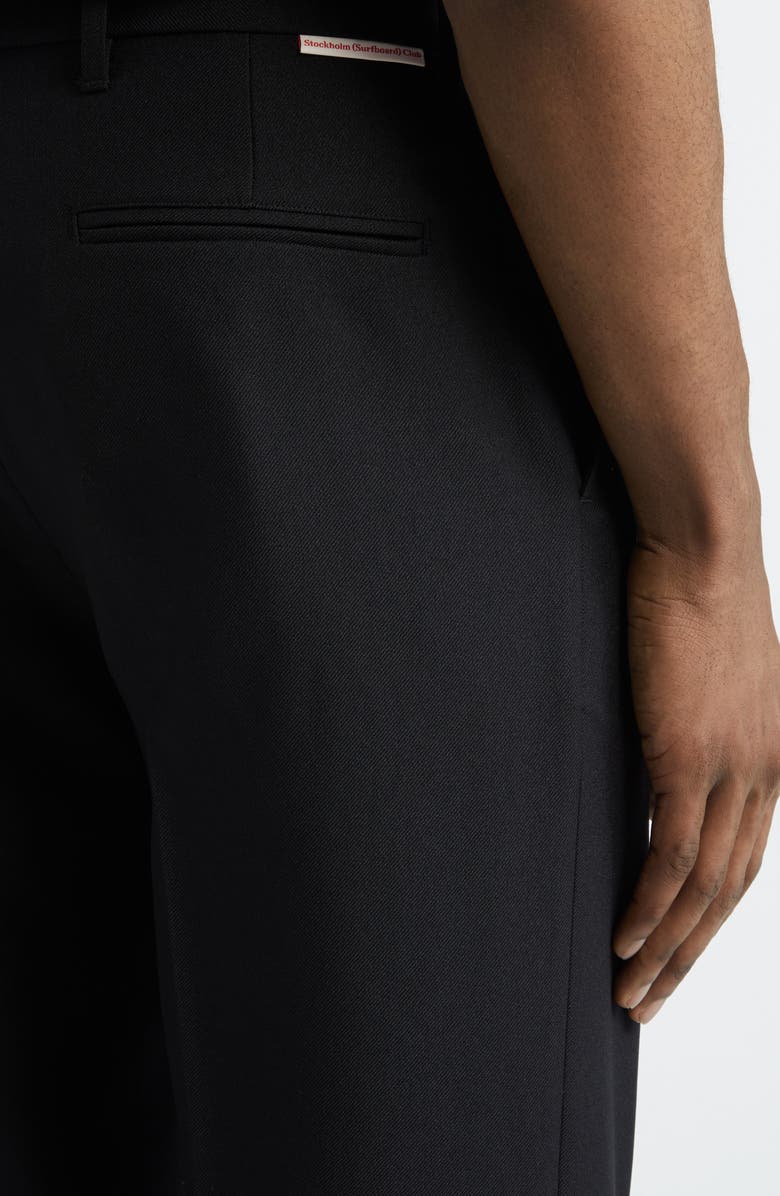 STOCKHOLM SURFBOARD CLUB Sune Bootcut Pants, Alternate, color, Black