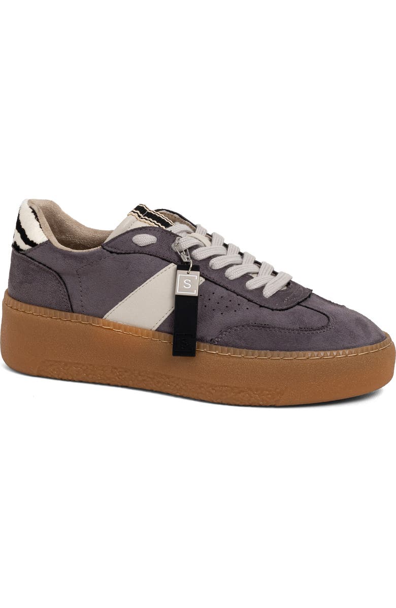 SHUSHOP Stacey Platform Sneaker, Main, color, Grey Suede