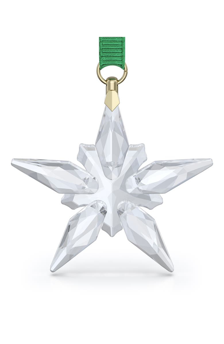 Swarovski 2025 Annual Edition Little Crystal Snowflake Ornament, Main, color, White