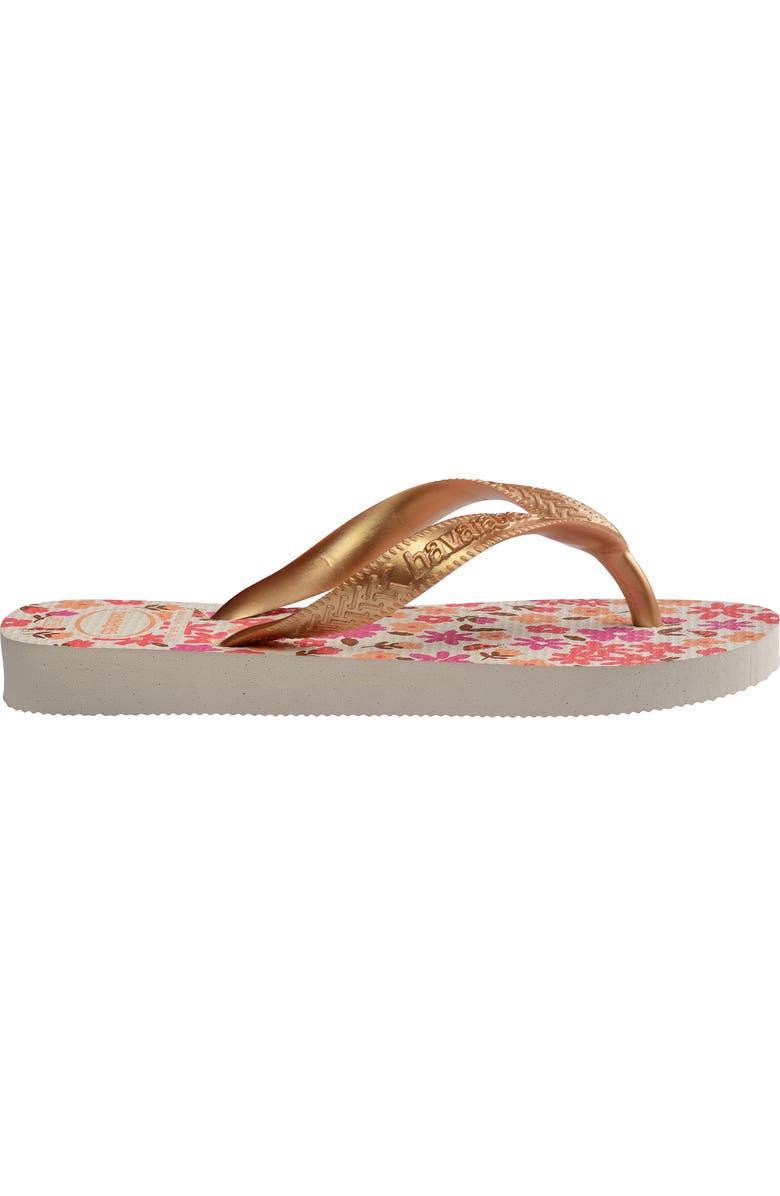 Havaianas Kids' Flores Flip Flop, Alternate, color, Rose/ Confete