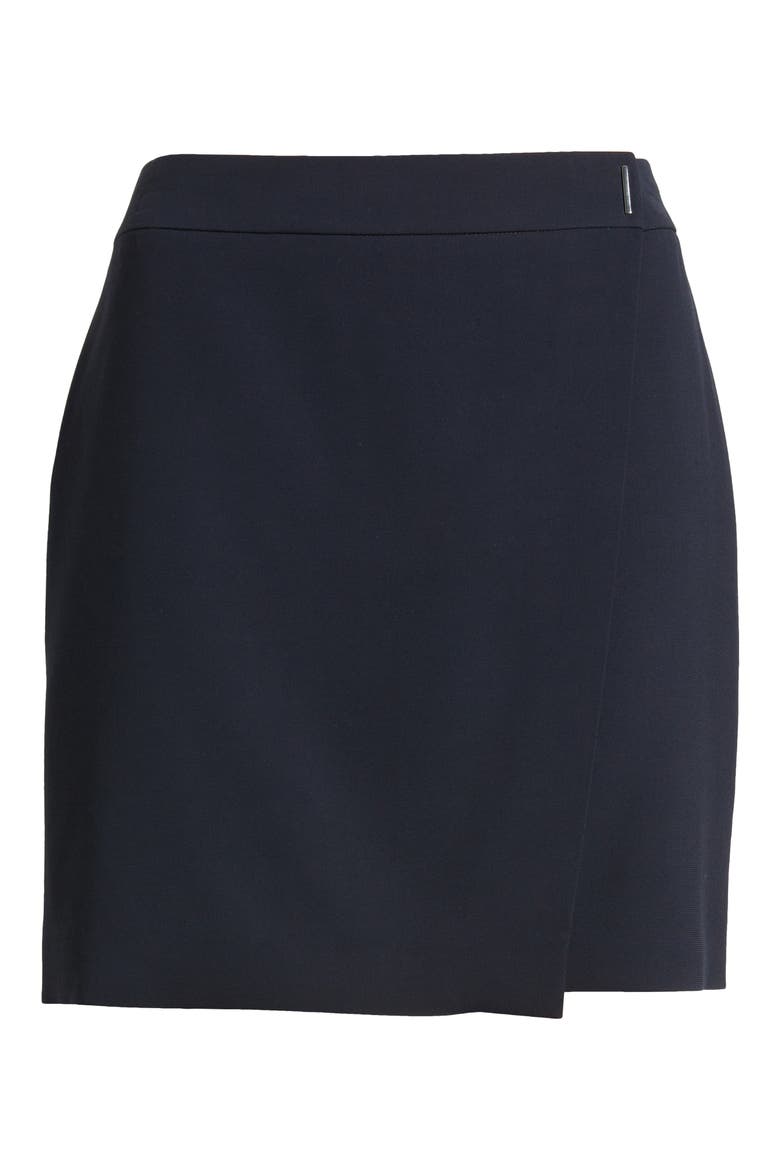 Vandera Wrap Front Miniskirt, Alternate, color, SKY CAPTAIN
