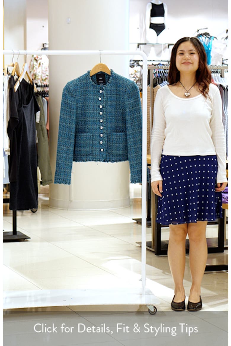 Fringe Trim Tweed Jacket video