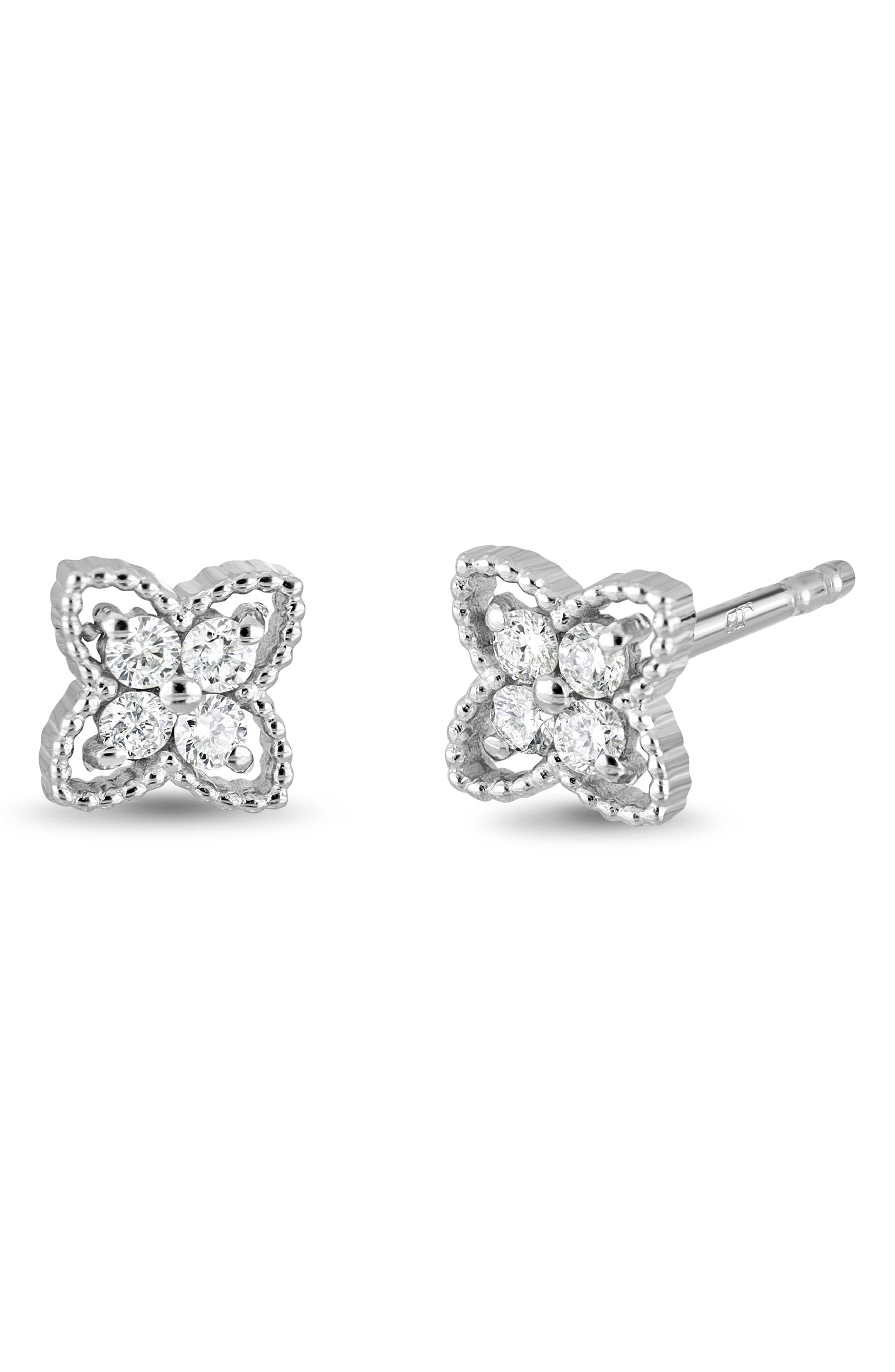 Icon 18k Gold Diamond Stud Earrings