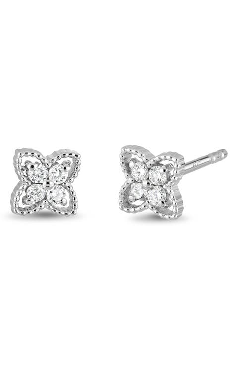 Icon 18k Gold Diamond Stud Earrings