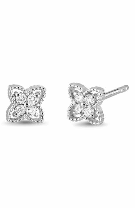 Icon 18k Gold Diamond Stud Earrings