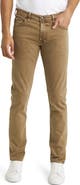 AG Tellis Sueded Stretch Sateen Slim Leg Pants