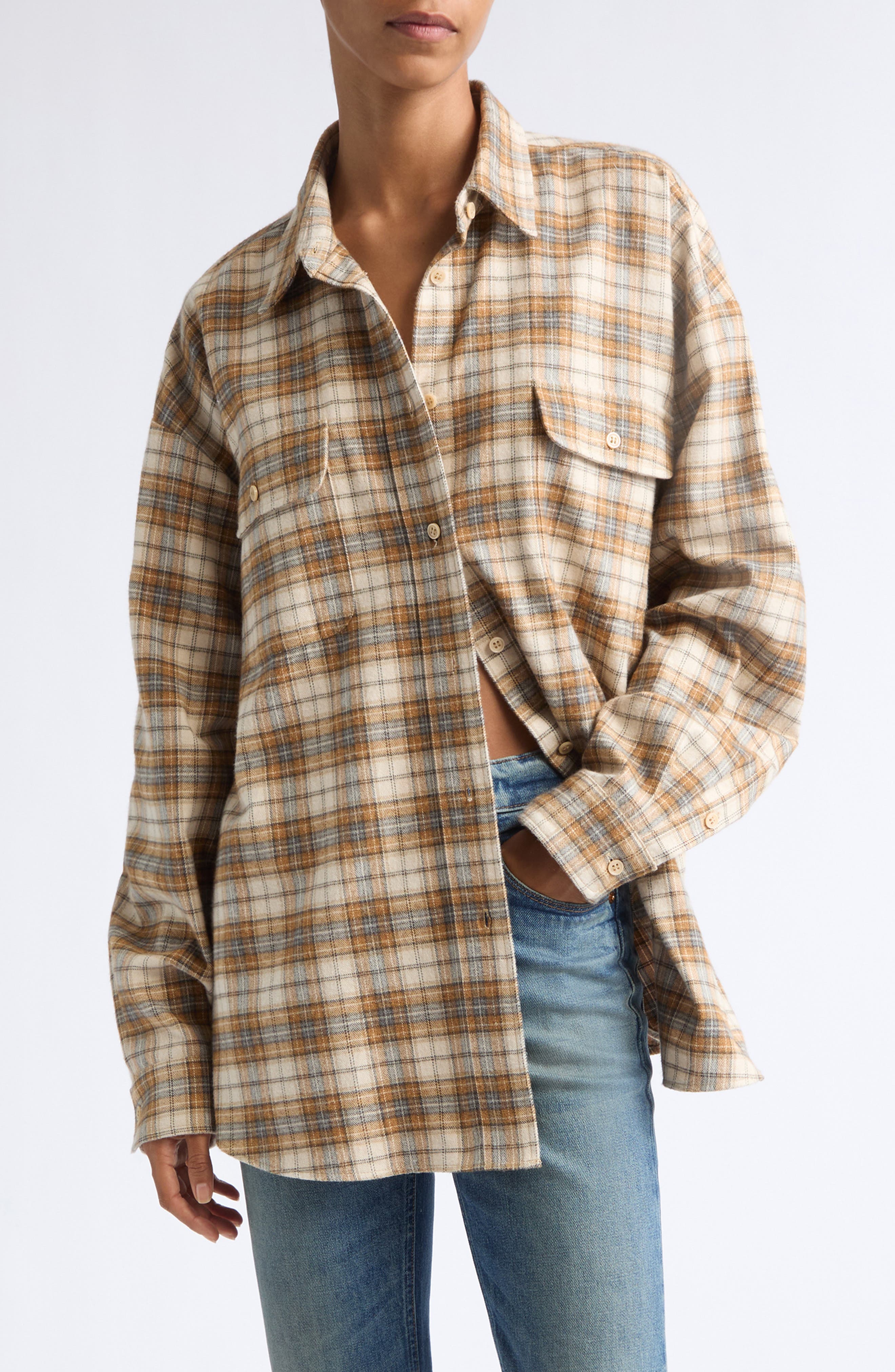 selected GOLD PLAID