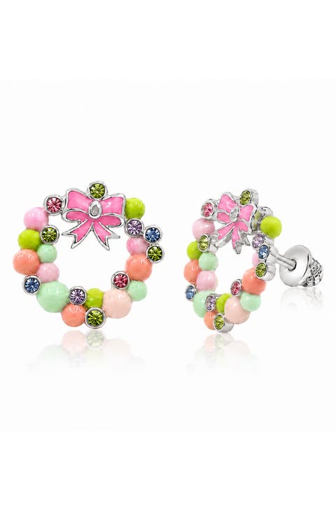 Kids' Wreath Stud Earrings