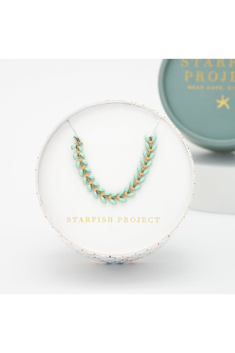 Seeds of Hope Necklace, Alternate, color, Mint
