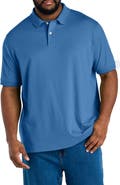 Harbor Bay by DXL Big & Tall Interlock Polo Shirt