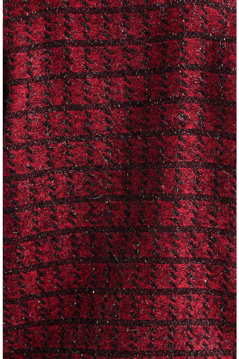Blanche Knit Cotton Jacket, Alternate, color, CARDINAL RED MULTI