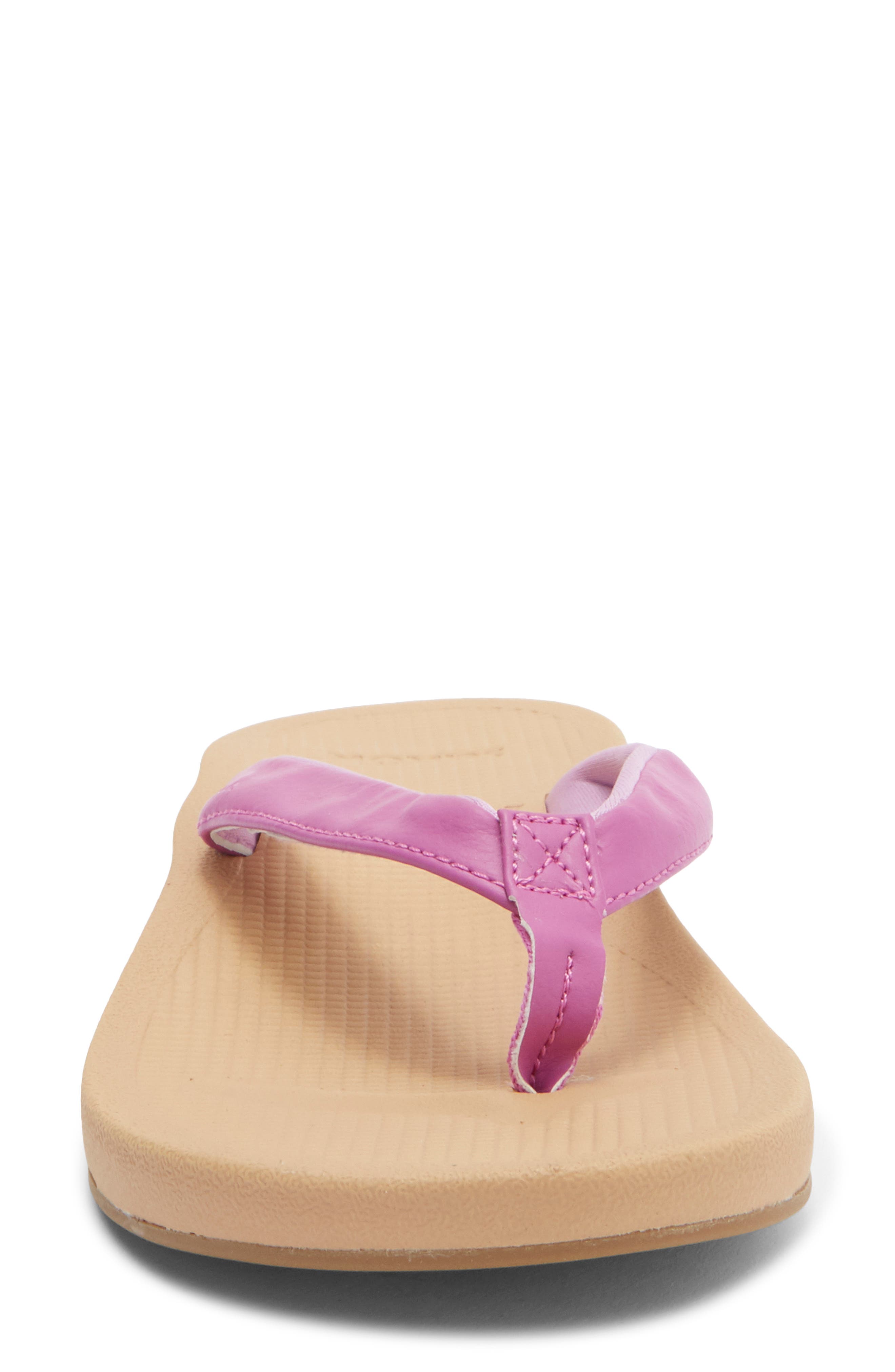 Sanuk Cosmic Shores Water Friendly Flip Flop, Alternate, color, Purple Rosebud