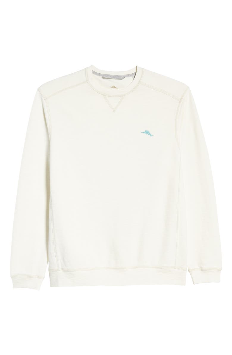 Tommy Bahama Tomma Bahama Tobago Bay Crewneck Sweatshirt, Alternate, color, Coconut