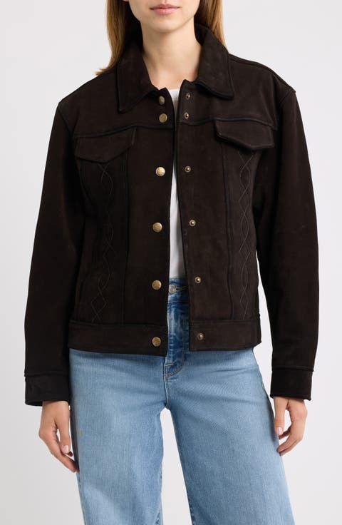 Cow Split Leather Jacket