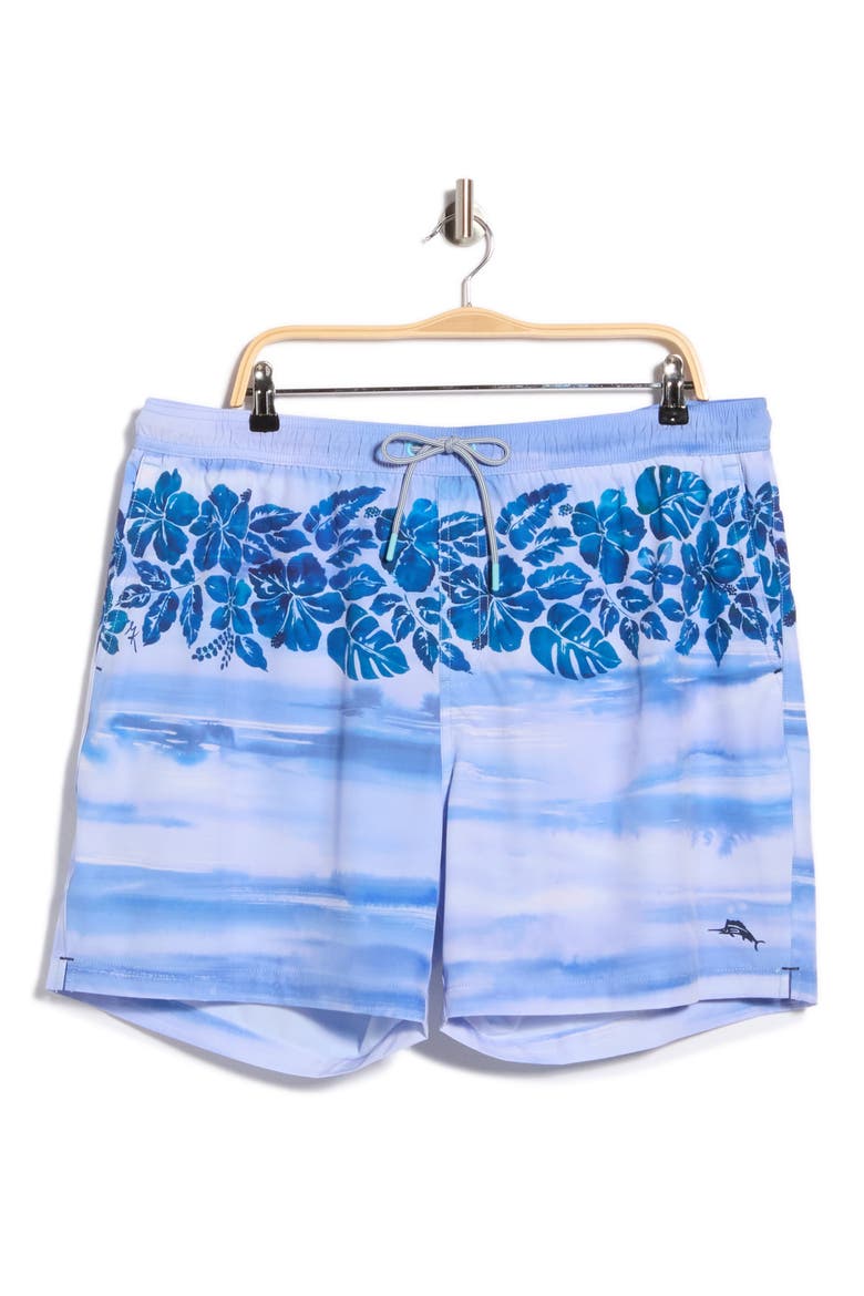 Naples Sapphire Shores 6 Swim Trunks, Main, color, 2939-DOCKSIDE BLUE