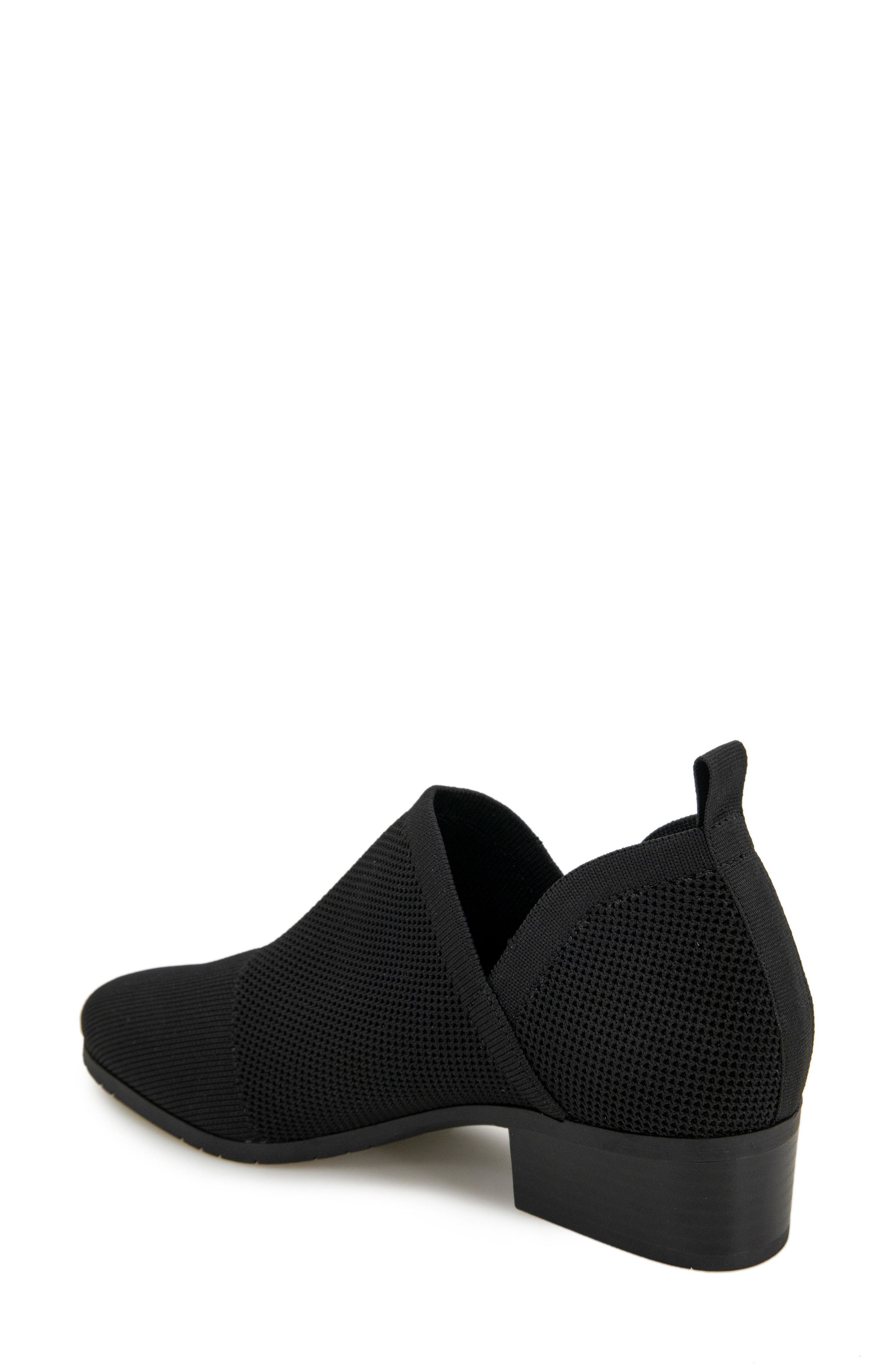 Side Knit Bootie, Alternate, color, BLACK