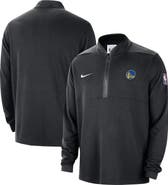 Nike Men's Nike Black Golden State Warriors 2024/25 Courtside Performance Half-Zip Top
