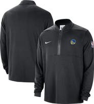 Nike Men's Nike Black Golden State Warriors 2024/25 Courtside Performance Half-Zip Top