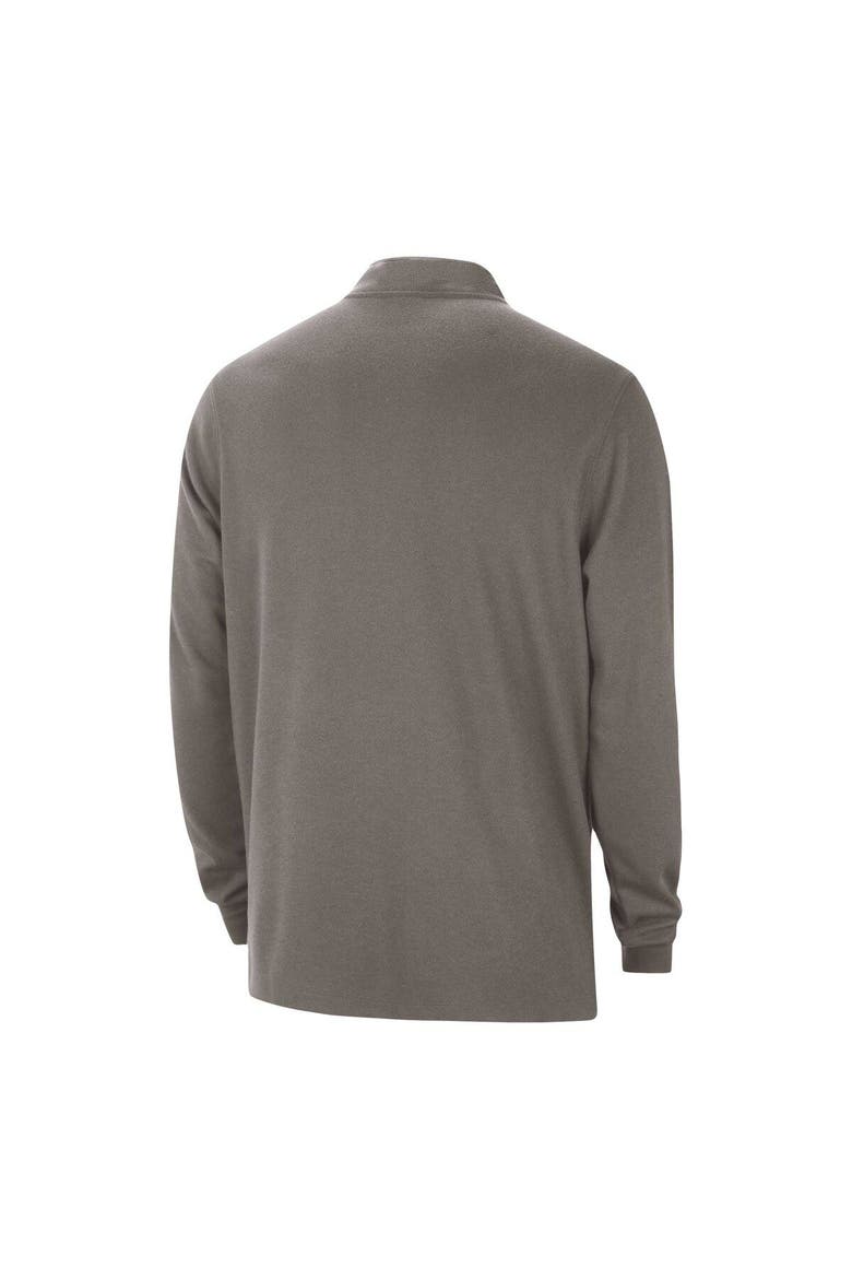Men's Nike Olive Chicago Bulls Authentic Performance Half-Zip Jacket, Alternate, color, Olive