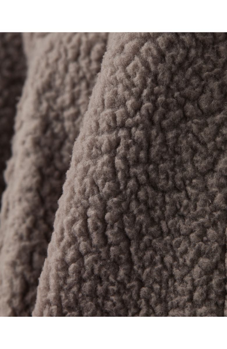 Rhone Aloft Fleece Hooded Vest, Alternate, color, Foggy Taupe